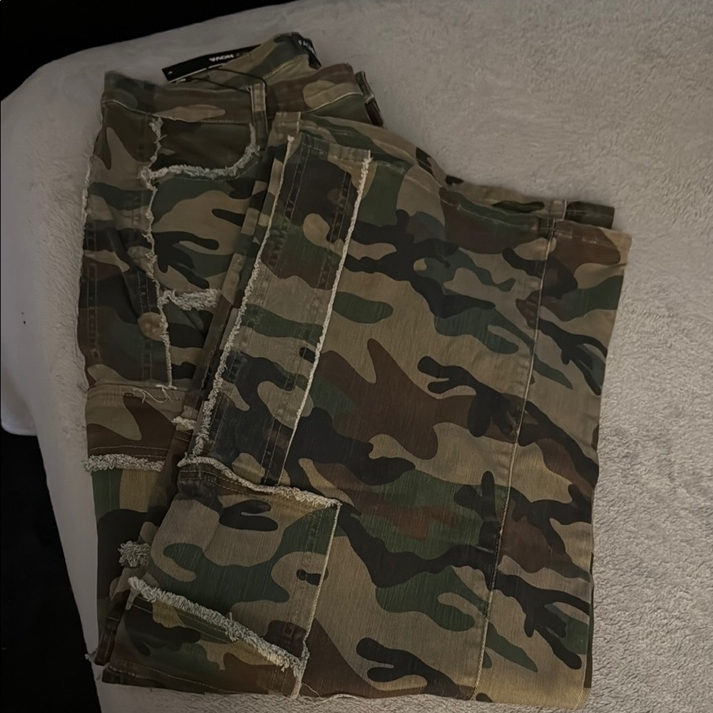 Fashion Nova Camo Cargo Pants
